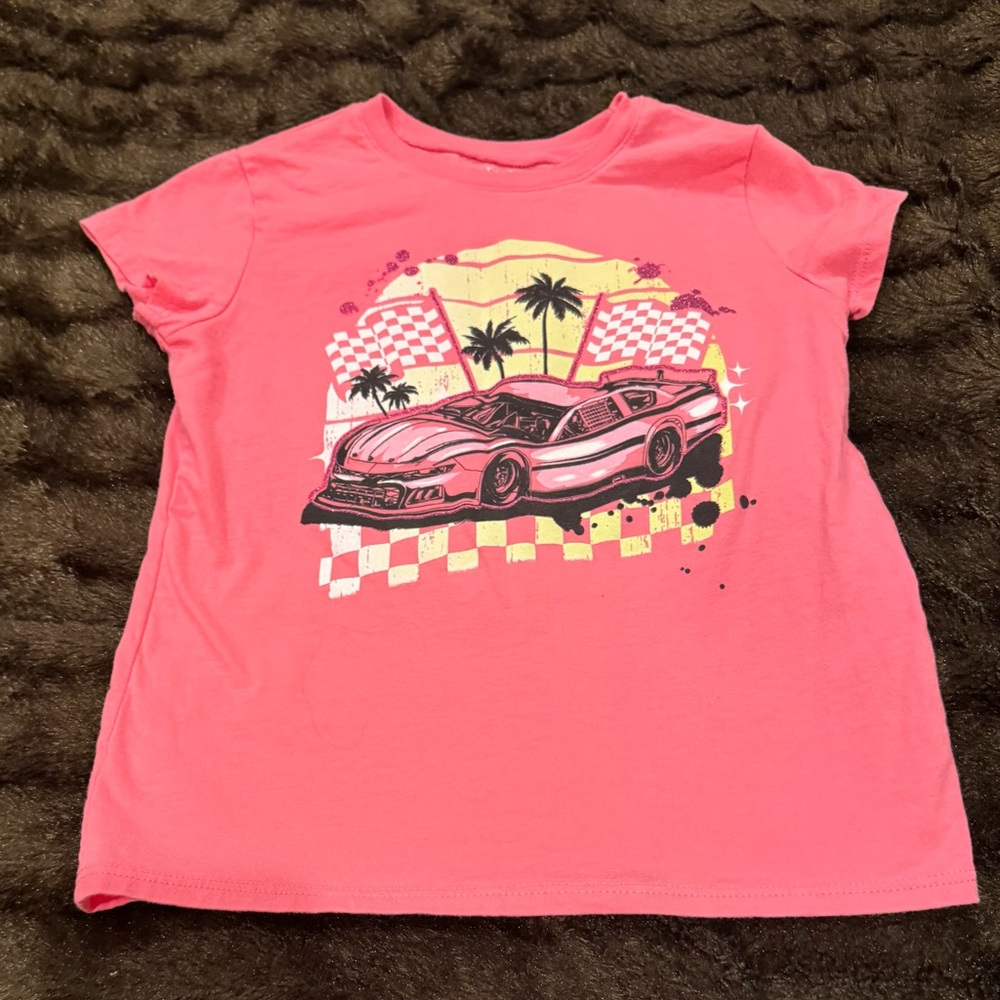 Place Pink Crew Neck T-Shirt for girls size 5
